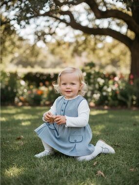 Pepa London Clermont Houndstooth Jacquard Pinafore Dress